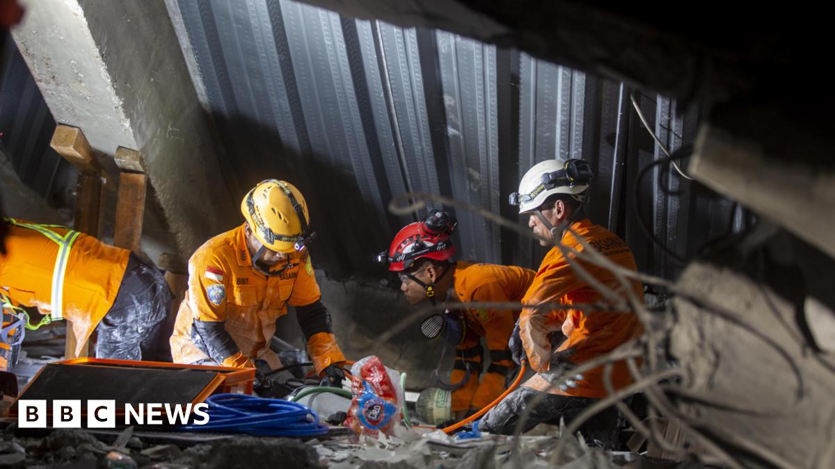 Indonesia: Rush to rescue dozens still trapped as boarding school collapse kills three