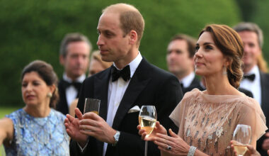 KING'S LYNN, ENGLAND - JUNE 22: HRH Prince William and Catherine, Duchess of Cambridge attend a gala dinner in support of East Anglia's Children's Hospices' nook appeal at Houghton Hall on June 22, 2016 in King's Lynn, England. (Photo by Stephen Pond/Getty Images)