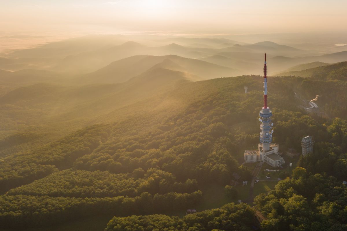 Tv,Tower,In,Matra,,Hungary A Galya-kilátó immár Thuróczy Lajos nevét visel