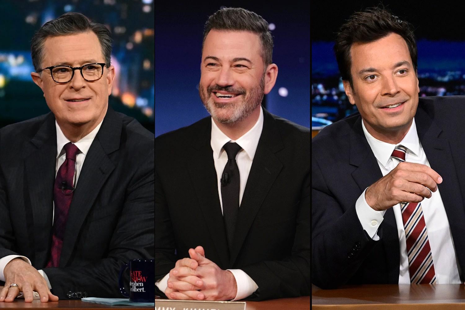 Changes in late night tv ratings over 15 years