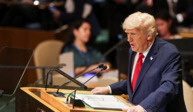 Trump tells UN General Assembly that climate change is a 'con job'