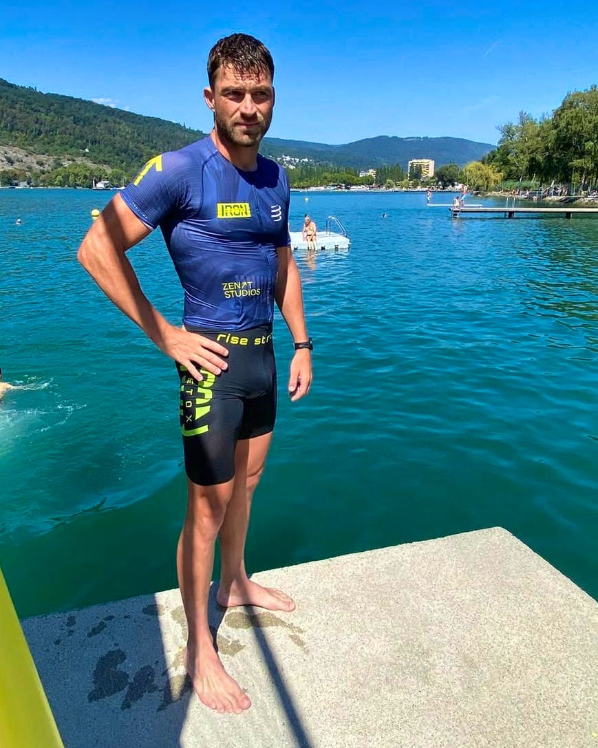Rund 700 Stunden trainierte der Berner für den Triathlon – 21 Wochen lang. «Für mich war das Training die einzige Therapie, die wirklich half.»
