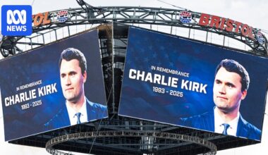 When is Charlie Kirk's memorial service? How to watch it in Australia