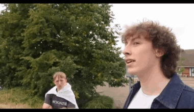 Reform UK protesters attack local who claims to the news that the protests have been loud during late hours. This is what they are. Violent, worthless thugs.