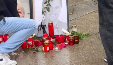 Na Václavku je memorial pro Charlieho Kirka