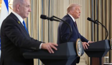 Trump hosts Netanyahu at the White House, pushes peace plan for Gaza