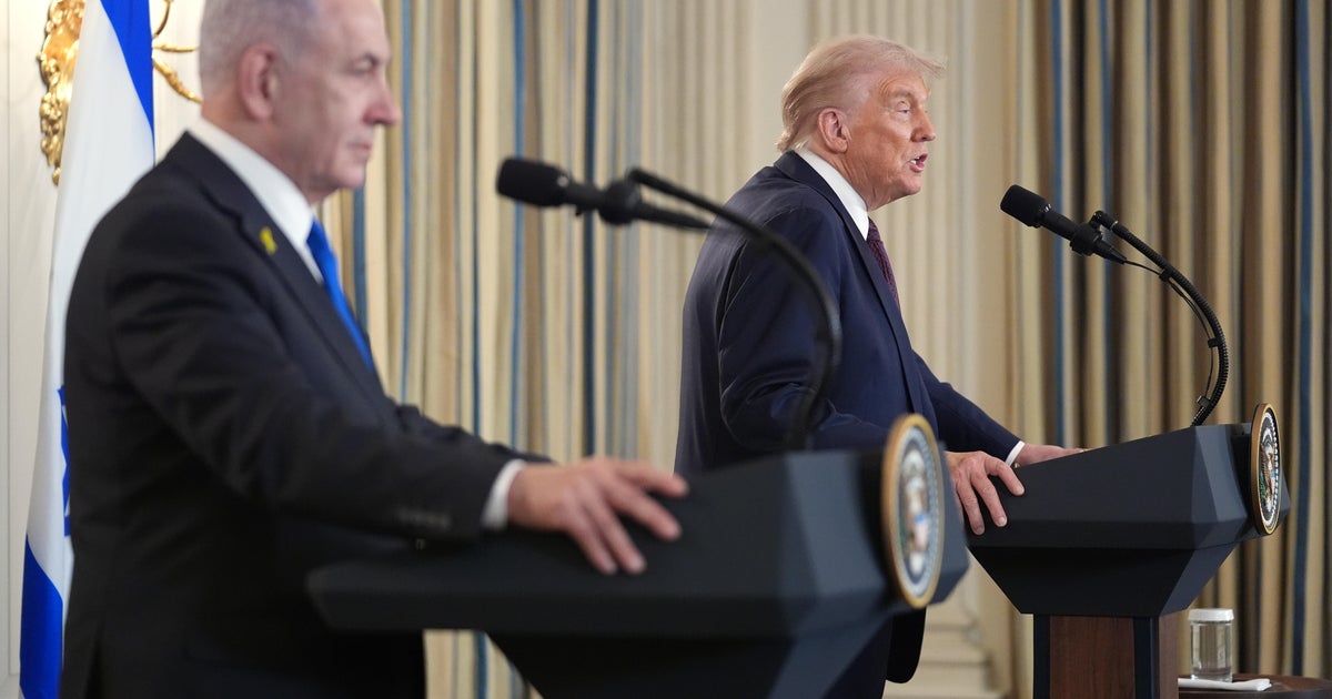 Trump hosts Netanyahu at the White House, pushes peace plan for Gaza