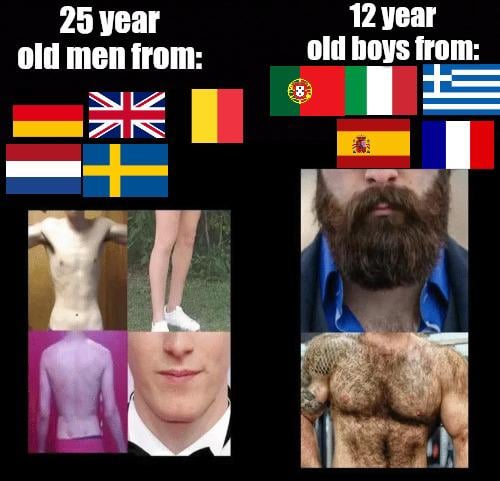 European phenotypes explained.