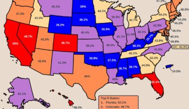 [OC] Maps on Rent Burden in the US