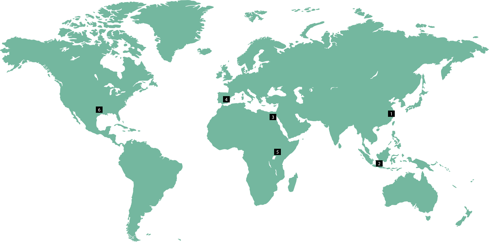 world map