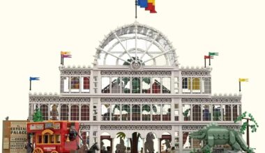 London history in LEGO: I built the Crystal Palace (and dinosaurs), and you can vote to make it a real set