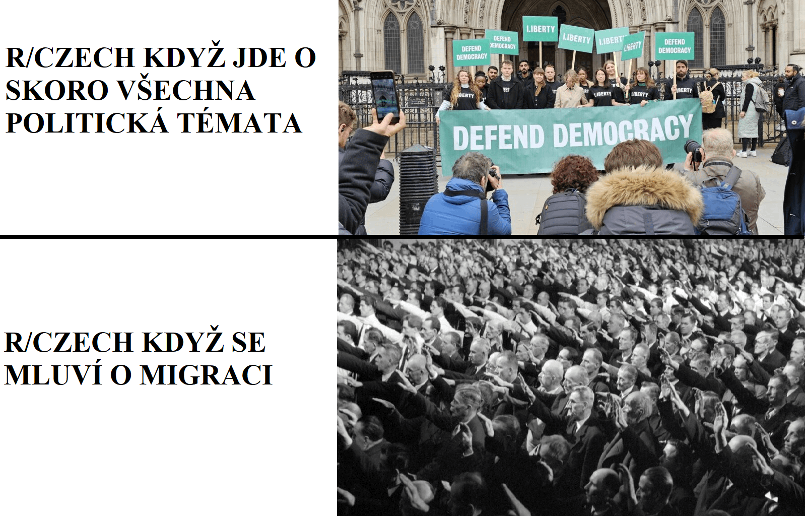 Politika tohoto subredditu be like: