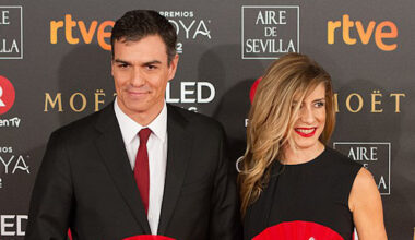 File photo of Spain's Prime Minister Pedro Sánchez and his wife Begoña Gómez Fernández. Photo Credit: Carlos Delgado, Wikimedia Commons