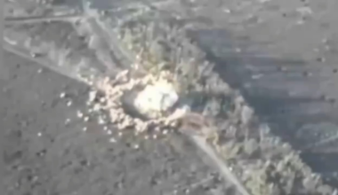 A Ukrainian drone operator discovered a gathering point, where Russian soldiers were preparing for an assault on Ukrainian positions. A HIMARS strike was initiated using M30A1 rockets.
