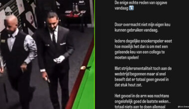 "Dit is de enige echte reden": Luca Brecel verklaart "overmacht" die hem dwong tot opvallende forfait bij comeback