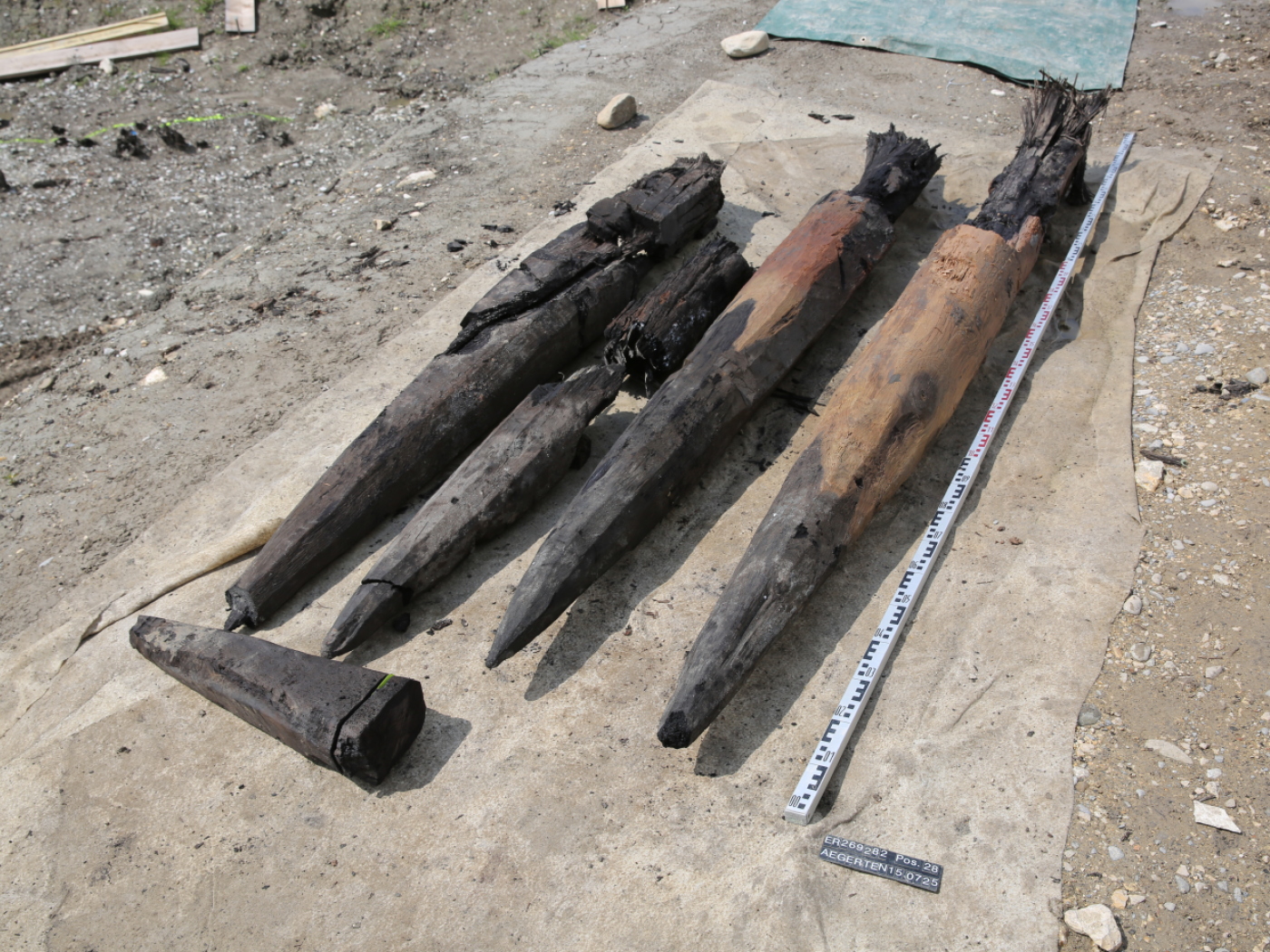Archaeologists find the remains of a Roman bridge near Aegerten BE