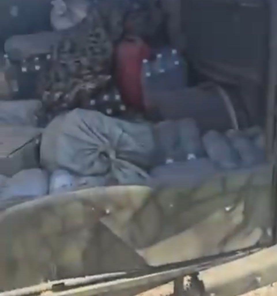 A russian column was destroyed by Ukrainian forces. Date and location are unknown, but the outcome is disastrous for the invaders. Many KIA are visible