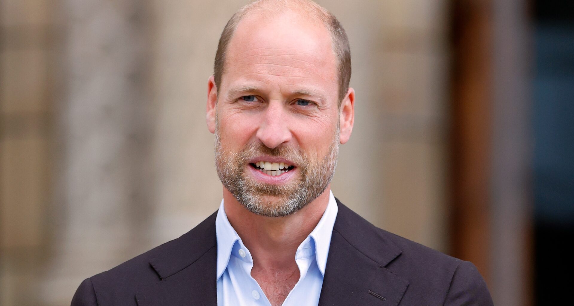 Prince William, Prince of Wales arrives for a visit to the Natural History Museum's newly renovated gardens on September 4, 2025