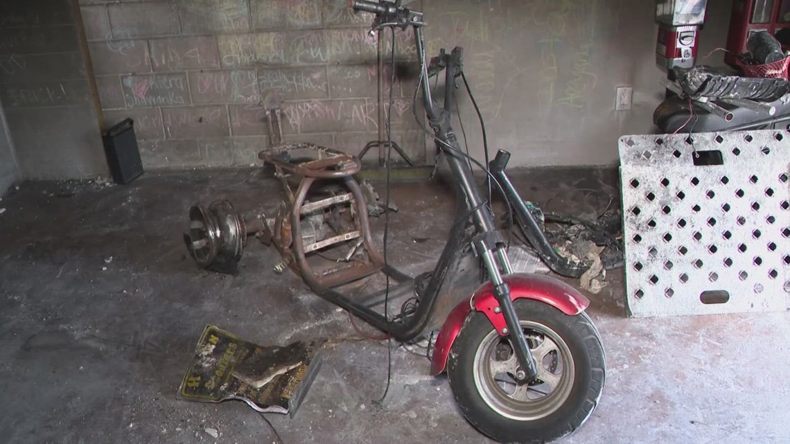 Houston scooter shop fire destroys family business, wheelchair