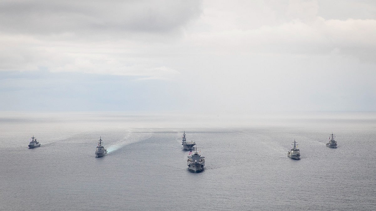 Japan, South Korea, and US complete trilateral military exercise