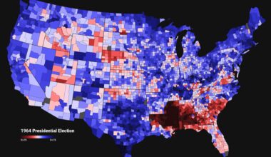 1964 Presidential Election by County [OC]