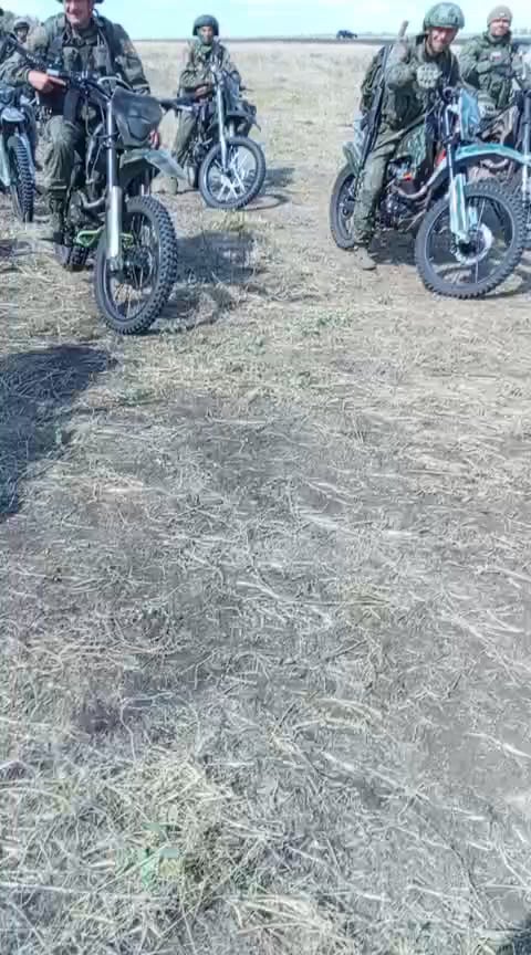 Russian occupiers on motorcycles are ready to ride to their deaths so their relatives can get a bag of onions