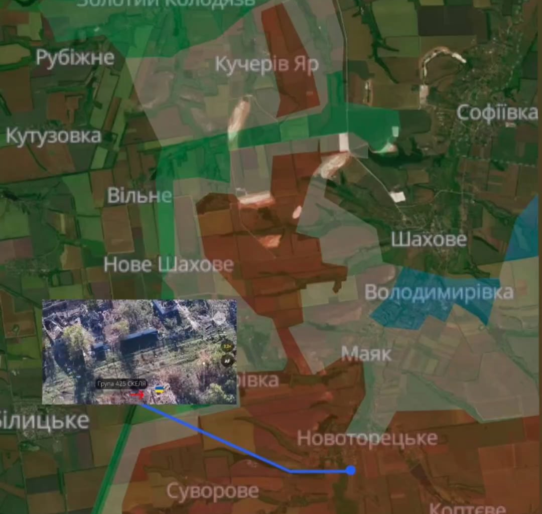 Two soldiers from the 425th Separate Assault Brigade Skala killed eight Russian soldiers on the southern outskirts of Novotoretske. September 2025.