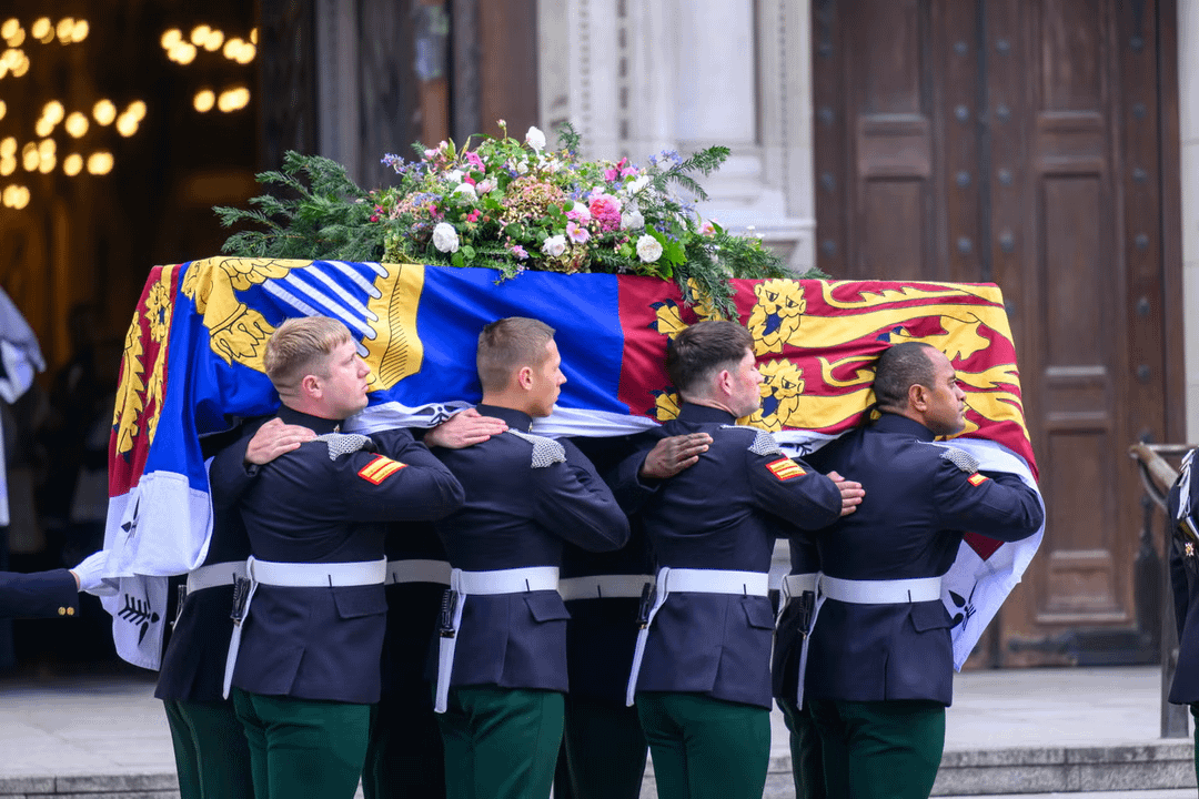 Duchess of Kent’s coffin arrives at Westminster Cathedral ahead of Catholic funeral