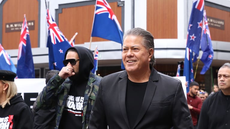 Brian Tamaki in Wellington in 2022.