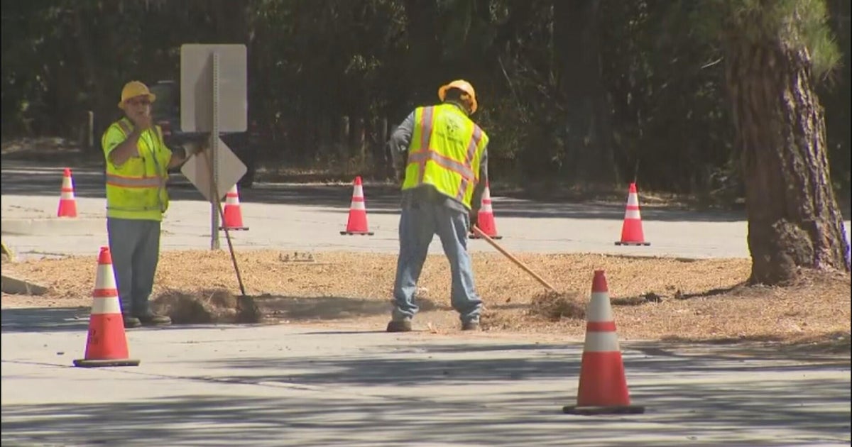 Los Angeles crews to clear brush after fires at Sepulveda Basin