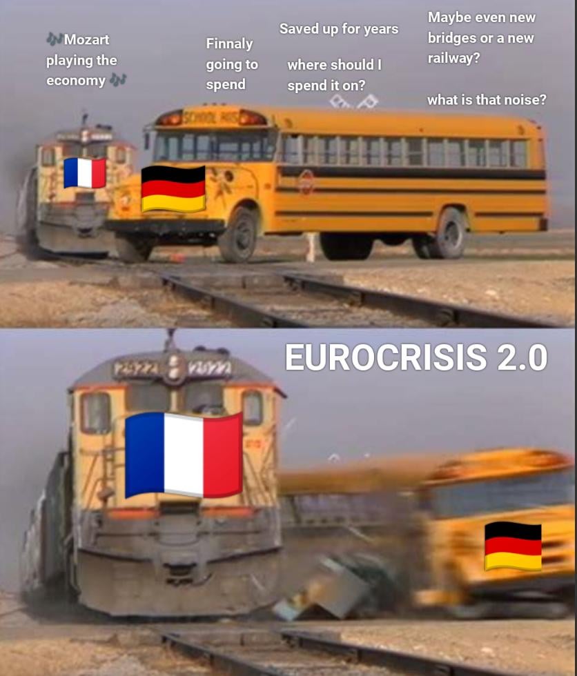 When Hans saved up for bridges, Pierre saved up for problems.