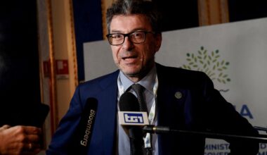 Italy's budget deficit could fall below 3% of GDP this year, Finance Minister says