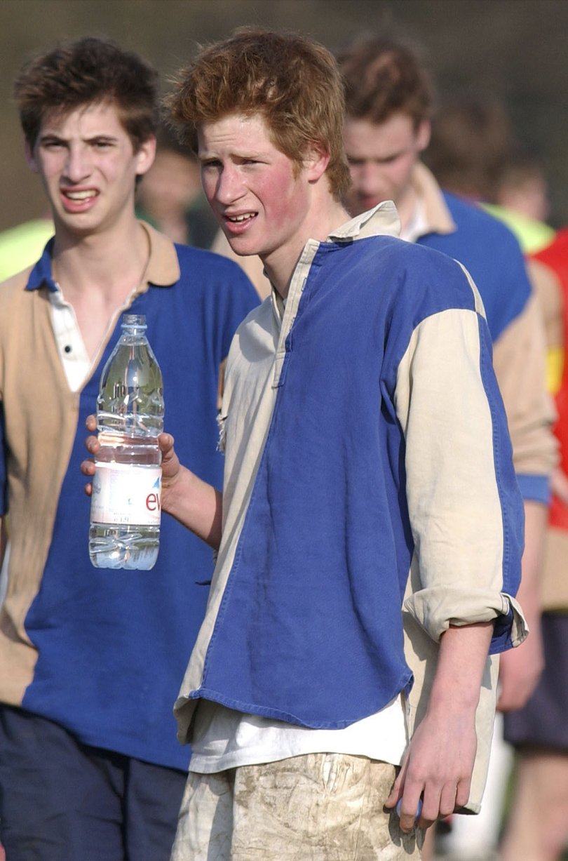 Prince Harry during the Wall Game at Eton College in 2003.