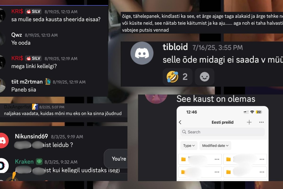 „Kellelgi raplakatest midagi?“ Tuhanded Eesti mehed küsivad ja jagavad grupivestluses kohalike naiste alastifotosid