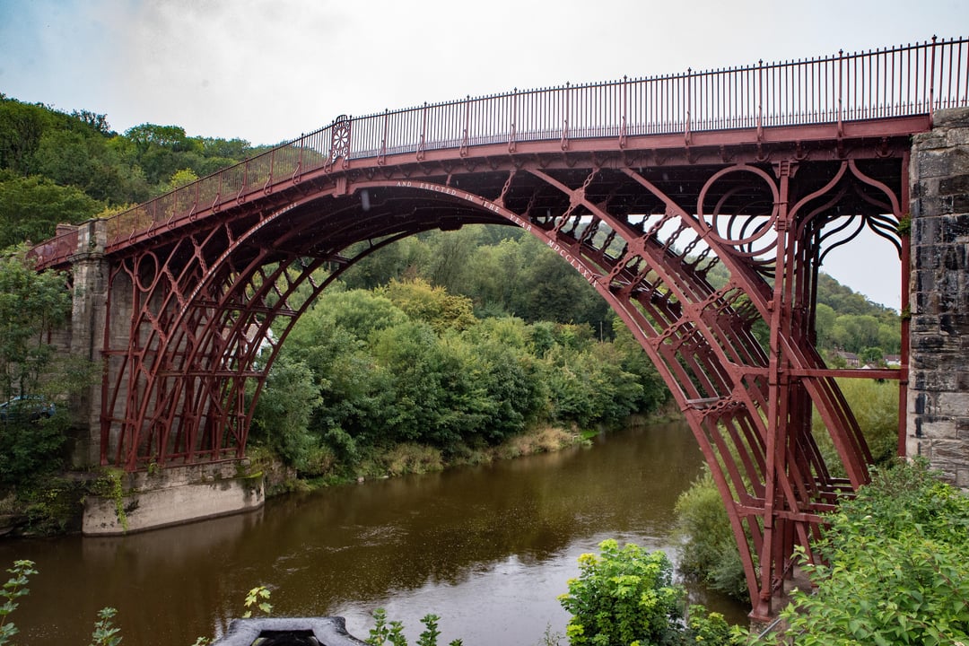 I went to Ironbridge to see an iron bridge!