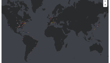 [OC] (INTERACTIVE) Geographical distribution of the 100 oldest people in history