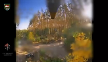 Ukrainian fiber-optic FPV drones of the 14th Mechanized Brigade took out Russian equipment in the Kupyansk direction. 25.09.2025