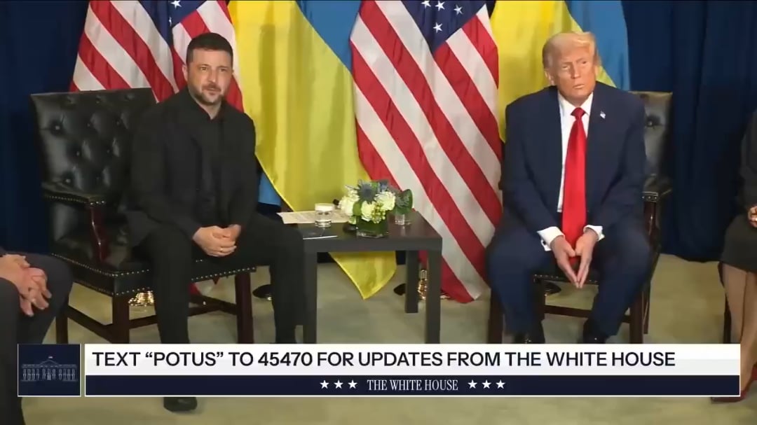 President Trump during meeting with President Zelenskyy says NATO must "shoot down" Russian planes if they enter allied airspace.