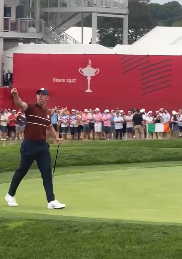 Rory McIlroy sends his best regards to the Yanks