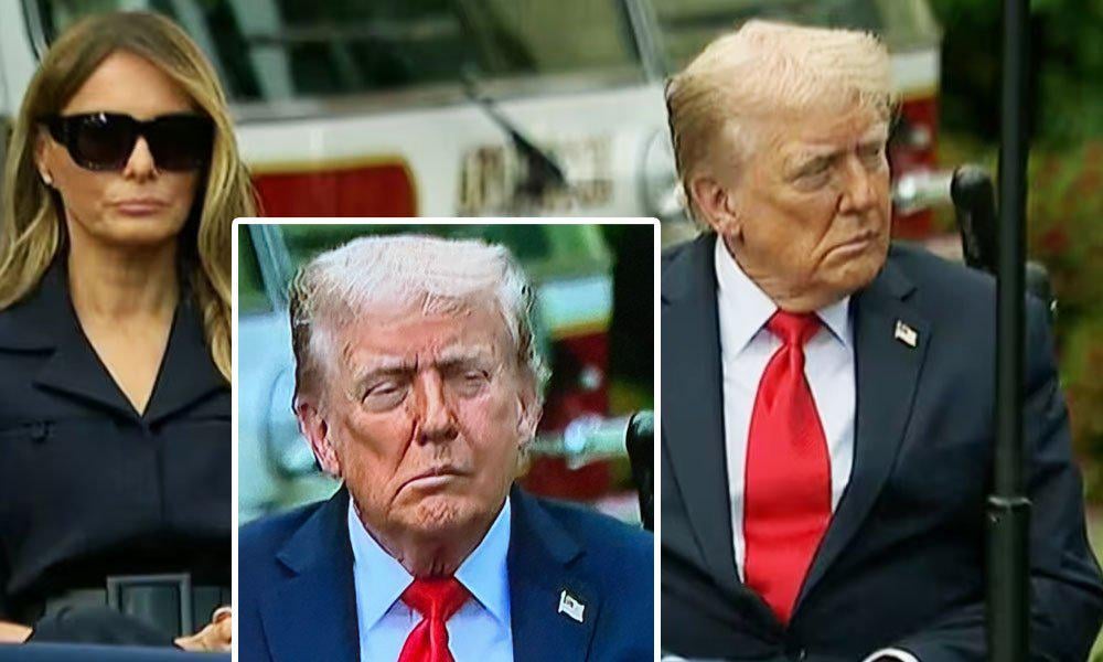 ‘Something’s Not Right’: Trump Sparks Health Panic After One Side of His Face ‘Completely Drops’ at 9/11 Event