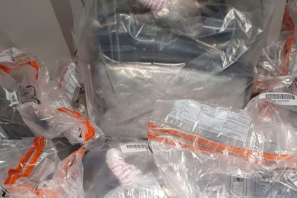 Seized items. Pic credit: PSNI