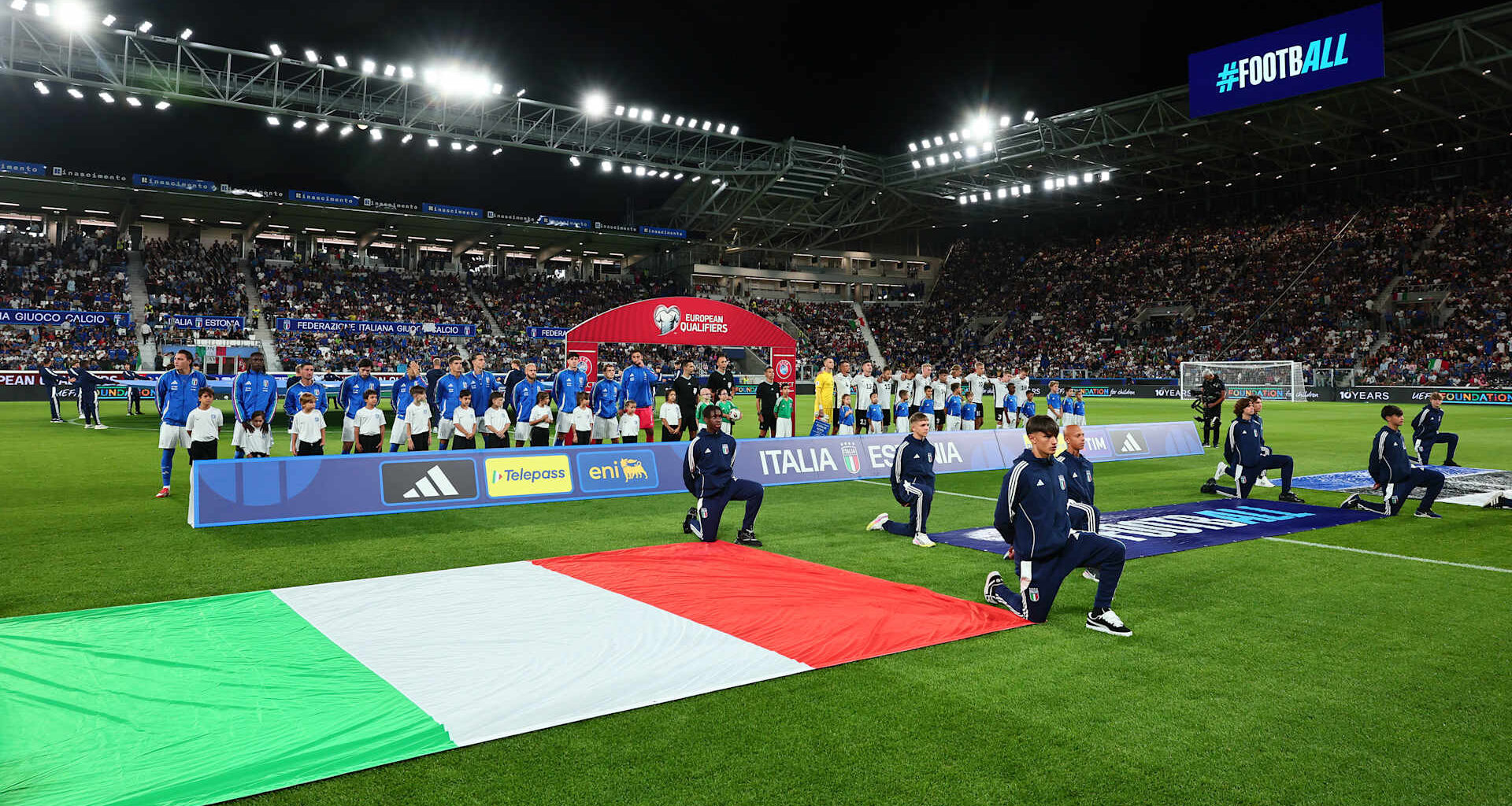 Italy beat Estonia 5-0 at Stadio di Bergamo