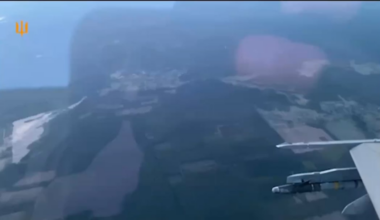 F-16s engaging Russian Cruise missiles in the skies above Ukraine.