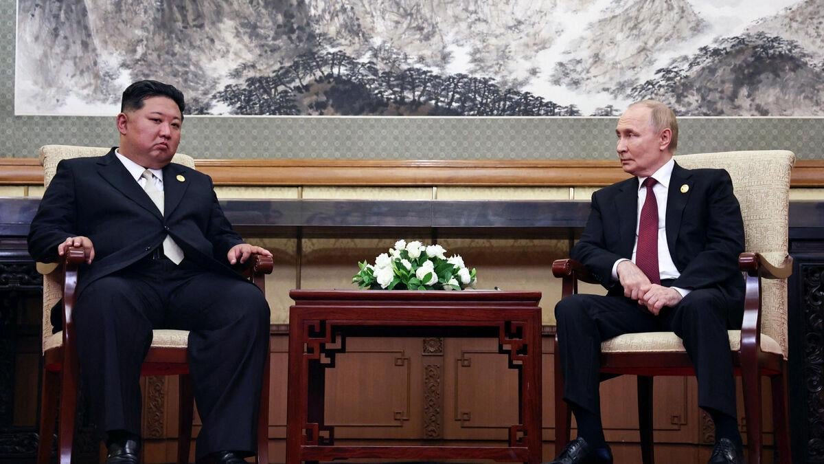 Guerre en Ukraine : Vladimir Poutine remercie Kim Jong Un pour l’aide des soldats nord-coréens à la Russie - Le Parisien