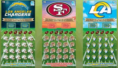 California lottery releases Chargers, Rams and 49ers themed scratchers for start of NFL season