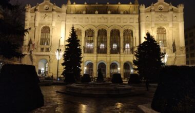 Pesti Vigadó, concert hall, Budapest, Hungary. OC.