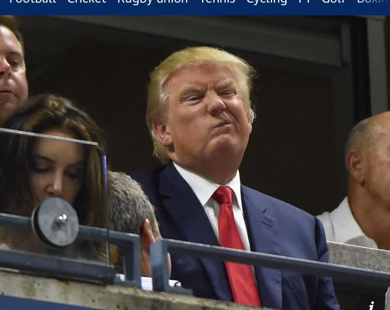 TV broadcaster censored from showing folks shouting “Boo-Urns” to Trump at US Open… SAD!