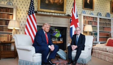 President Trump's UK visit culminates with tech deal and talks with Starmer