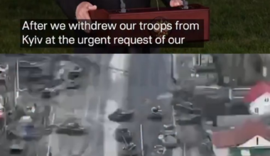According to Putin, Russian troops left Kyiv region in 2022 because Europe asked. In reality, they withdrew after being shattered by Ukrainian forces.