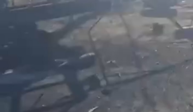 Destroyed russian column